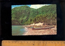 MARTINIQUE : Filets Et Barques De Pêche Tropical Fishing Boats  And Nets - La Trinite
