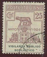 ITALIA REGNO VITTORIO EMANUELE III SASS. ENTI SEMISTATALI 69  USATO - Otros & Sin Clasificación