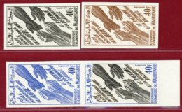 Mauritania 1971 #288B, Color Proof X4, Int'l Year Against Racial Discrimination - Schalentiere