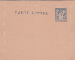 Carte Lettre Sage 15 C Bleu J43a Neuve - Tarjetas Cartas
