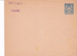 Enveloppe Sage 15 C Bleu J94 Repiquage Henry De Martin Neuve - Buste Ristampe (ante 1955)