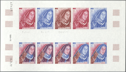 Französisch-Polynesien: 1973. Complete Issue "Centenary Of The Birth Of St. Teresa Of Lisieux" (1 Va - Neufs