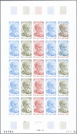 Neukaledonien: 1978, 100th Birthday Of French Missionary Maurice Leenhardt 37fr. In Five Different C - Other & Unclassified