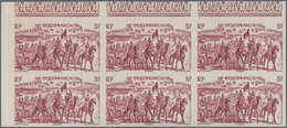 Französisch-Westafrika: 1946, Du Chad Au Rhin, 5fr.-50fr., Complete Set Of Six Values In Imperforate - Other & Unclassified