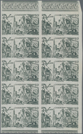 Kamerun: 1946, From Tchad To Rhine Complete Set Of Six In IMPERFORATE Blocks Of Ten, Mint Never Hing - Kamerun (1960-...)