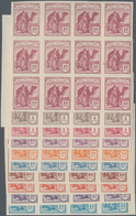 Spanisch-Sahara: 1936, Native With Dromedary Prepared Reprint But NOT ISSUED Set Of Ten Without Cont - Spanish Sahara