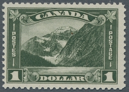 Canada: 1930, Definitives, 1 Dollar "Mount Edith Cavell", SG 303 Mint Never Hinged In Very Fine Cond - Lettres & Documents