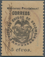 Kolumbien - Post Der Aufständischen (1898/1904): 1900, CUCUTA (Santander) - Revolutionsausgabe 1900, - Colombia
