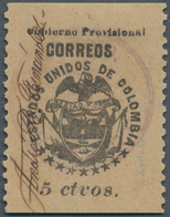 Kolumbien - Post Der Aufständischen (1898/1904): 1900, CUCUTA (Santander) - Revolutionsausgabe 1900, - Colombie