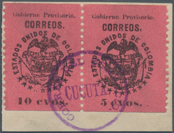 Kolumbien - Post Der Aufständischen (1898/1904): 1900, CUCUTA (Santander). Revolutionsausgabe, ZUSAM - Colombia