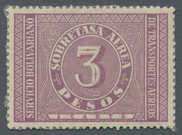SCADTA - Allgemeine Auslandsausgabe: 1929; Freimarkenserie "Ziffer" Incl. Der Einschreibmarke 13 Wer - America (Other)
