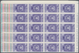 Venezuela: 1953, Coat Of Arms 'TRUJILLO‘ Airmail Stamps Complete Set Of Seven In Blocks Of 20 From U - Venezuela