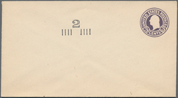 Vereinigte Staaten Von Amerika - Ganzsachen: 1920 Unused Revalued Postal Stationery Envelope 2 Cents - Sonstige & Ohne Zuordnung