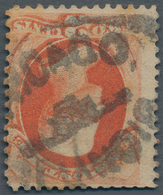 Vereinigte Staaten Von Amerika - Stempel: "Ship" Of CHICAGO, Fancy Cancellation On 1878, Jackson 2 C - Poststempel