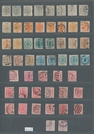 Finnland: 1875-82, 51 Stamped Values In Mainly Very Good Condition With Colors And Perforation A And - Lettres & Documents