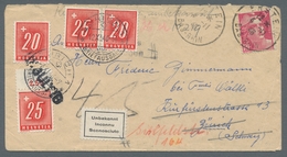 Frankreich: 1926-1946, Three Interesting Covers From France: First Flight Marseille-Lyon-Paris-Londo - Used Stamps