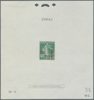 Frankreich: 1927, National Debt Fund, Complete Set Of Three Values Each As Essai (numbered Epreuve D - Oblitérés