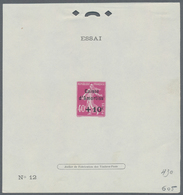 Frankreich: 1927, National Debt Fund, Complete Set Of Three Values Each As Essai (numbered Epreuve D - Oblitérés