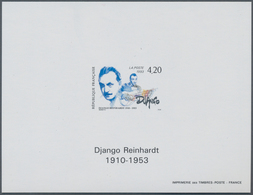 Frankreich: 1993, 40th Anniversary Of The Death Of Django Reinhardt As Èpreuve D'artiste With Printe - Gebraucht