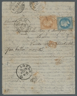 Frankreich - Ballonpost: Ballon Monté "Armand Barbes", Entire Letter With Lauré 10+20c Tied By Star - 1960-.... Covers & Documents