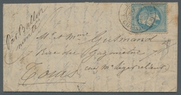 Frankreich - Ballonpost: Ballon Monté "Washington", Letter With Lauré 20c Tied By PARIS R.CARDINAL L - 1960-.... Cartas & Documentos