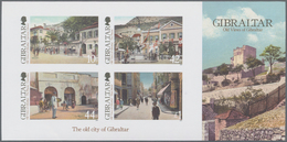 Gibraltar: 2009. IMPERFORATE Souvenir Sheet For The Issue "Old Views Of Gibraltar" Showing "Garrison - Gibraltar