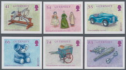 Großbritannien - Guernsey: 2015. Complete Set (6 Values) "Toys Of British Royal Children" In IMPERFO - Guernsey