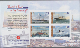 Großbritannien - Isle Of Man: 2005. IMPERFORATE Booklet Pane Michel #83 For The Stamp Booklet Michel - Isla De Man