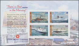 Großbritannien - Isle Of Man: 2005. IMPERFORATE Booklet Pane Michel #85 For The Stamp Booklet Michel - Isla De Man