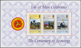 Großbritannien - Isle Of Man: 2007. IMPERFORATE Booklet Pane Michel #90 For The Stamp Booklet Michel - Isla De Man