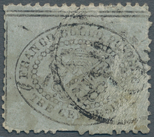 Italien - Altitalienische Staaten: Kirchenstaat: 1668. 3 Cent. Black On Grey, Cancelled, Perforation - Papal States