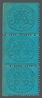 Italien - Altitalienische Staaten: Kirchenstaat: 1868, 5 Cent. Azzurro Scuro, 5c. Greenish Blue, Unm - Kirchenstaaten