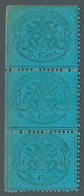 Italien - Altitalienische Staaten: Kirchenstaat: 1868, 5 Cent. Azzurro Scuro, 5c. Greenish Blue, Unm - Papal States