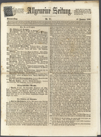 Italien - Altitalienische Staaten: Modena - Zeitungsstempelmarken: 1857, 10 C Black On Lilac-grey Ti - Modena