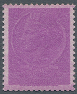 Italien: 1955, Italia Turrita 25 Lire Violet, Tie Proof On Paper Without Watermark VF Mint Never Hin - Ungebraucht