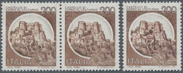 Italien: 1980, 200 L Brown With Hardly Visible Offset Colour Printing, Three Items, Mint Never Hinge - Mint/hinged