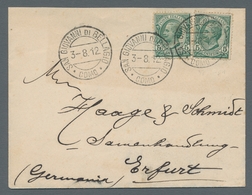 Italien - Zusammendrucke: 1912-1928, Three Interesting Covers Italy, Incl. A Picture Postcard With S - Unclassified