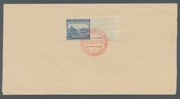 Karpaten-Ukraine: 1939, Opening Of Diet, Marginal Piece, Clean With Red First Day Special Postmark O - Ukraine