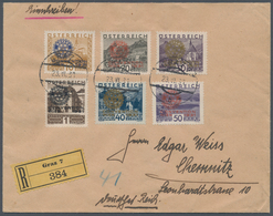 Österreich: 1931, ROTARY-Kongress Komplett Auf R-Brief Mit Tagesstempeln, In Dieser Form Sehr Selten - Gebraucht