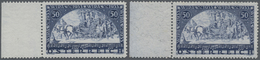 Österreich: 1933, Wipa, Normales Und Faserpapier, Zwei Werte Je Vom Linken Bogenrand, Postfrisch, Un - Used Stamps