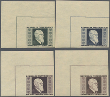 Österreich: 1946, Renner Geschnitten, Komplette Serie Aus Der Linken Oberen Bogenecke, Postfrisch. M - Used Stamps