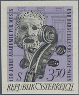 Österreich: 1967, 3.50 Sch. Musik- Und Kunstakademie Ungezähnt, Postfrisch. Mi. 1.500,- €. - Gebraucht