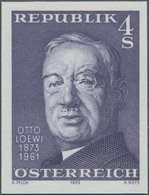 Österreich: 1973, 3 Sch. Otto Loewi Ungezähnt, Postfrisch. Mi. 1.500,- €. - Used Stamps