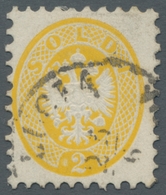 Österreich - Lombardei Und Venetien: 1864, 2 Sld. Mit Stempel (SANTA) LUCIA, 2x 3 Sld + 10 Sld. Auf - Lombardo-Venetien