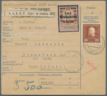 Österreichisch-Ungarische Feldpost - Serbien: 1917 (21.10.), Postbegleitadresse Frankiert Mit Franz - Otros & Sin Clasificación