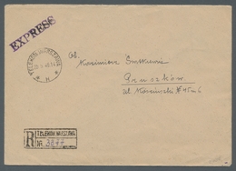 Polen: 1948, "160 Years Constitution USA", Set And Miniature Sheet On Two R-covers, From That Once A - Sonstige & Ohne Zuordnung