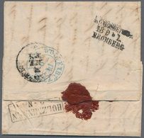 Russland - Vorphilatelie: 1861, Infrequnt Prepaid Letter (franco) From Saint Petersburg (Russia) Wit - ...-1857 Prefilatelia