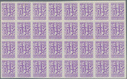 Spanien - Zwangszuschlagsmarken Für Barcelona: TELEGRAPH STAMPS: 1941, 'Telegrafos Ayuntamiento De B - Kriegssteuermarken