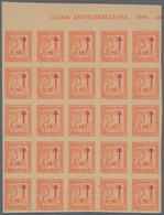 Spanien - Zwangszuschlagsmarken Des Staates: 1945, Tuberculosis Compulsory Surtax Stamp 10c. Orange/ - War Tax