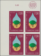 Vereinte Nationen - Genf: 1977, Wasserkonferenz Der UN In Mar Del Plata 1.10 Fr. Im UNGEZÄHNTEN Vier - Sonstige & Ohne Zuordnung